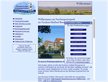 Tablet Screenshot of ferienwohnungen-nordseegartenpark.de
